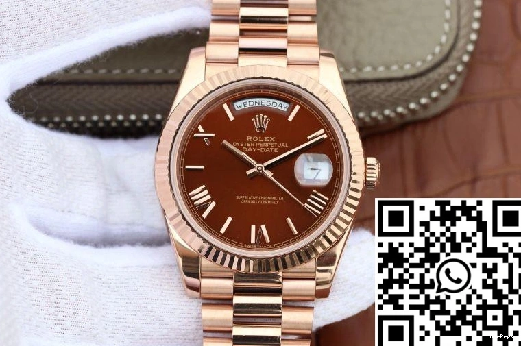 Rolex Date 40mm Factory EW 228235 Brown Day Dial 0507